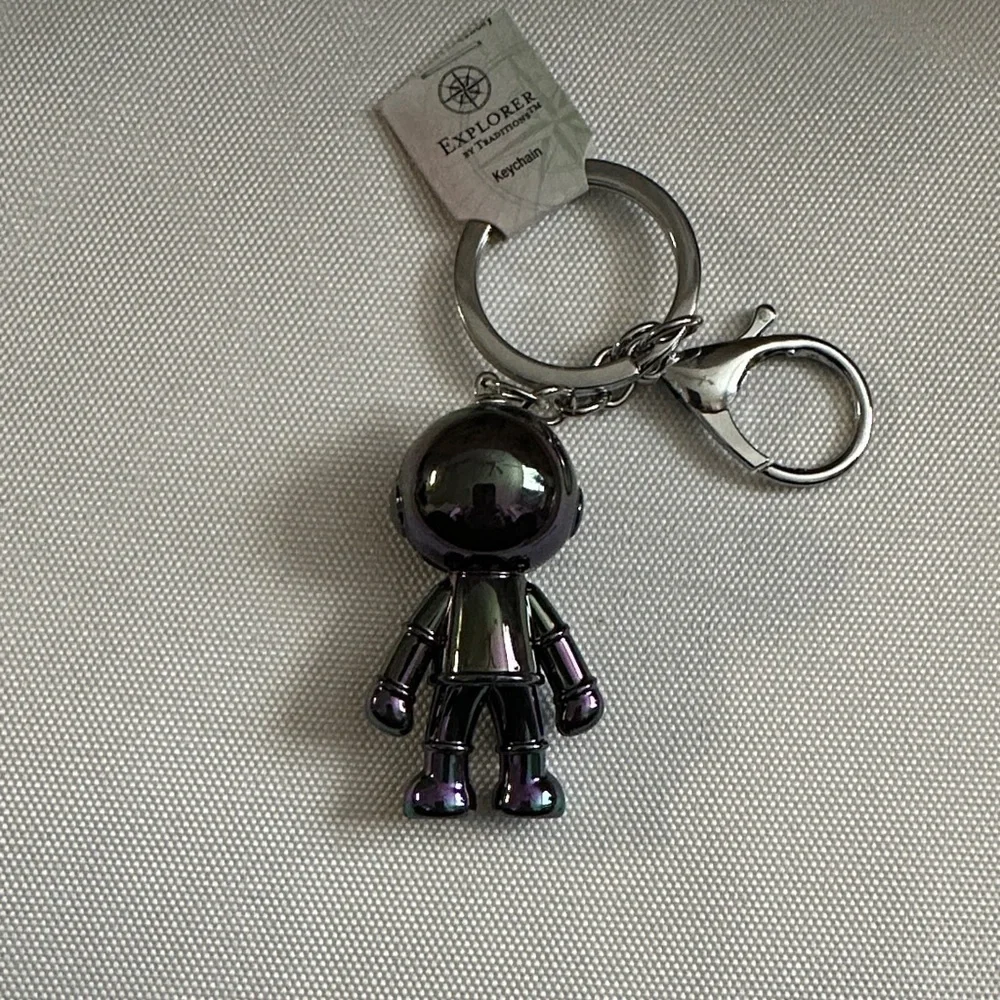 Keychain/Bag Charm Explore Iridescent Astronaut.